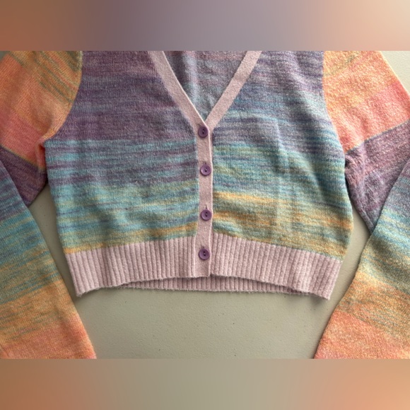 Rainbow Tic Toc Cardigan - Picture 3 of 4